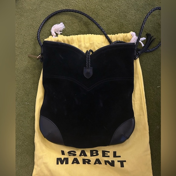 Isabel Marant Black Suede Taggy Bag in excellent condition - Picture 2 of 5